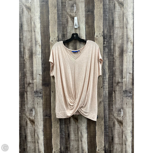 Top Sleeveless By Apt 9 In Pink, Size: L
