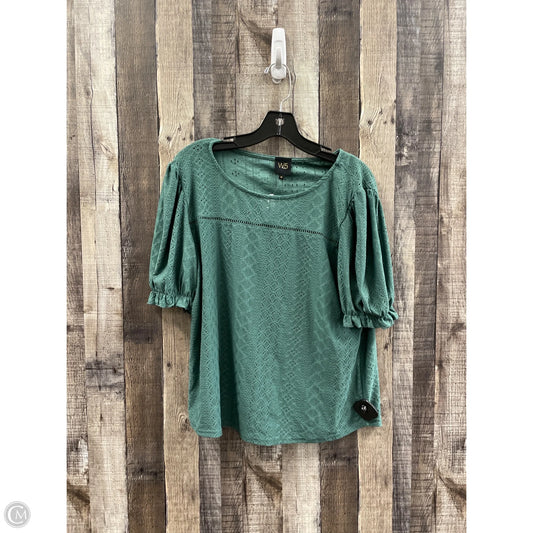 Top Short Sleeve By W5 In Green, Size: Xl