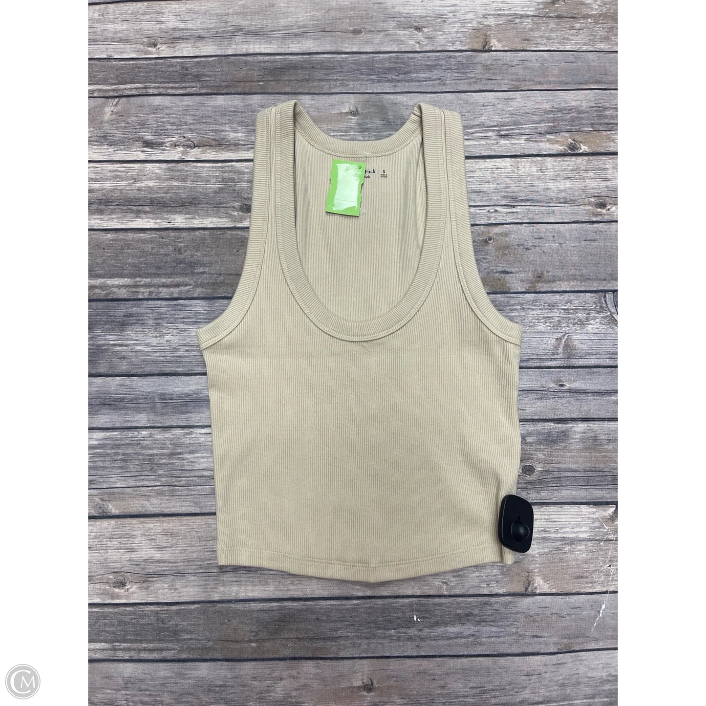 Tank Top By Abercrombie And Fitch In Tan, Size: S