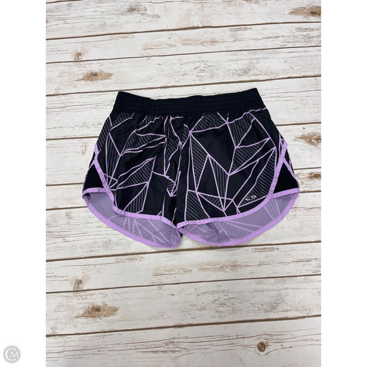 Athletic Shorts By Champion In Black & Purple, Size: M