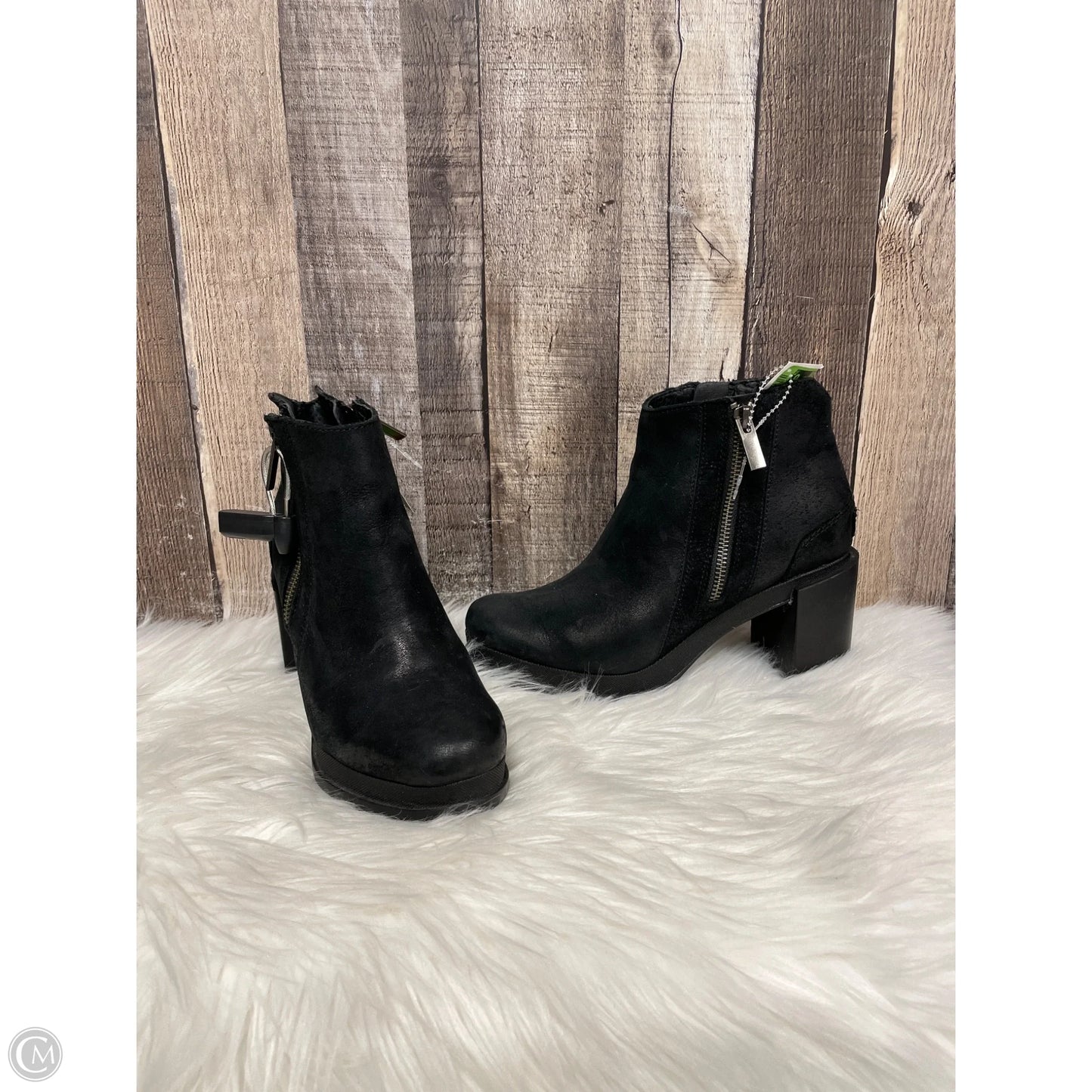 Boots Ankle Heels By Sorel In Black, Size: 7