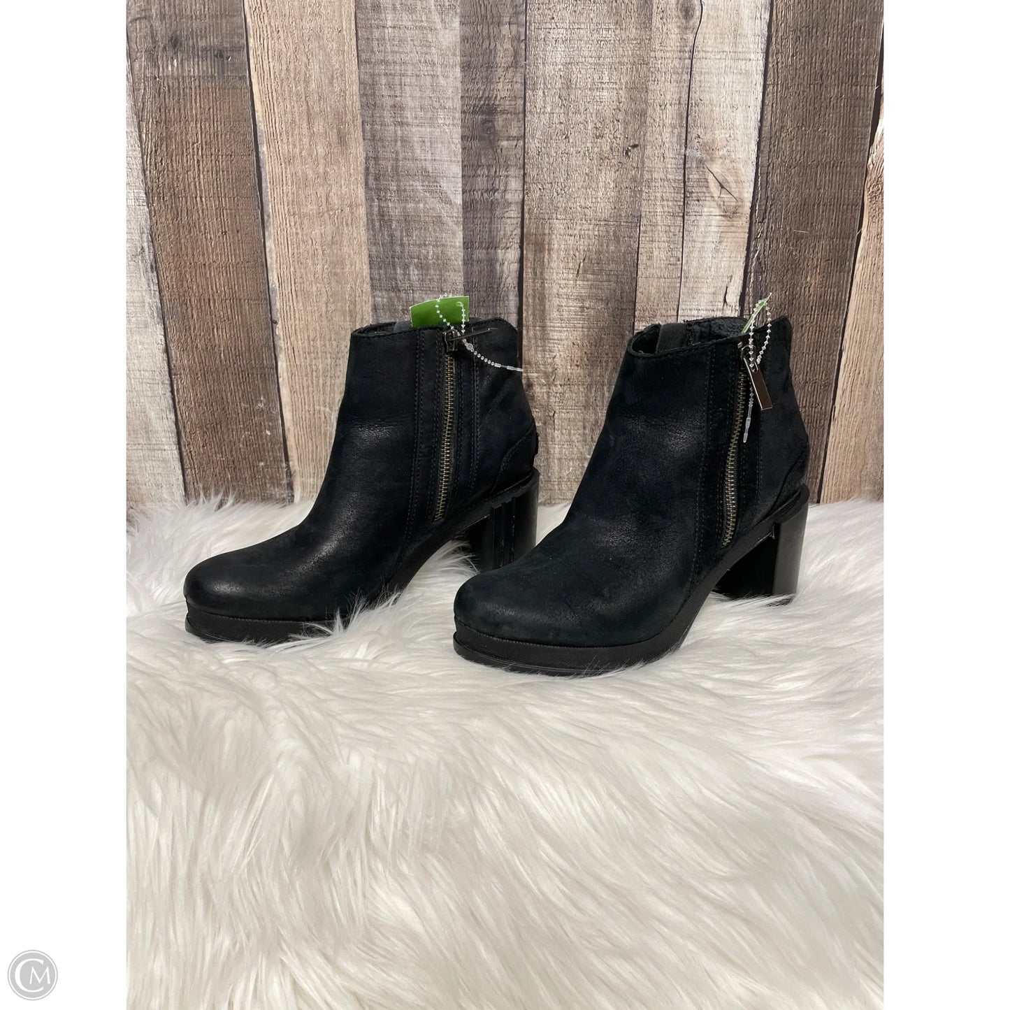 Boots Ankle Heels By Sorel In Black, Size: 7