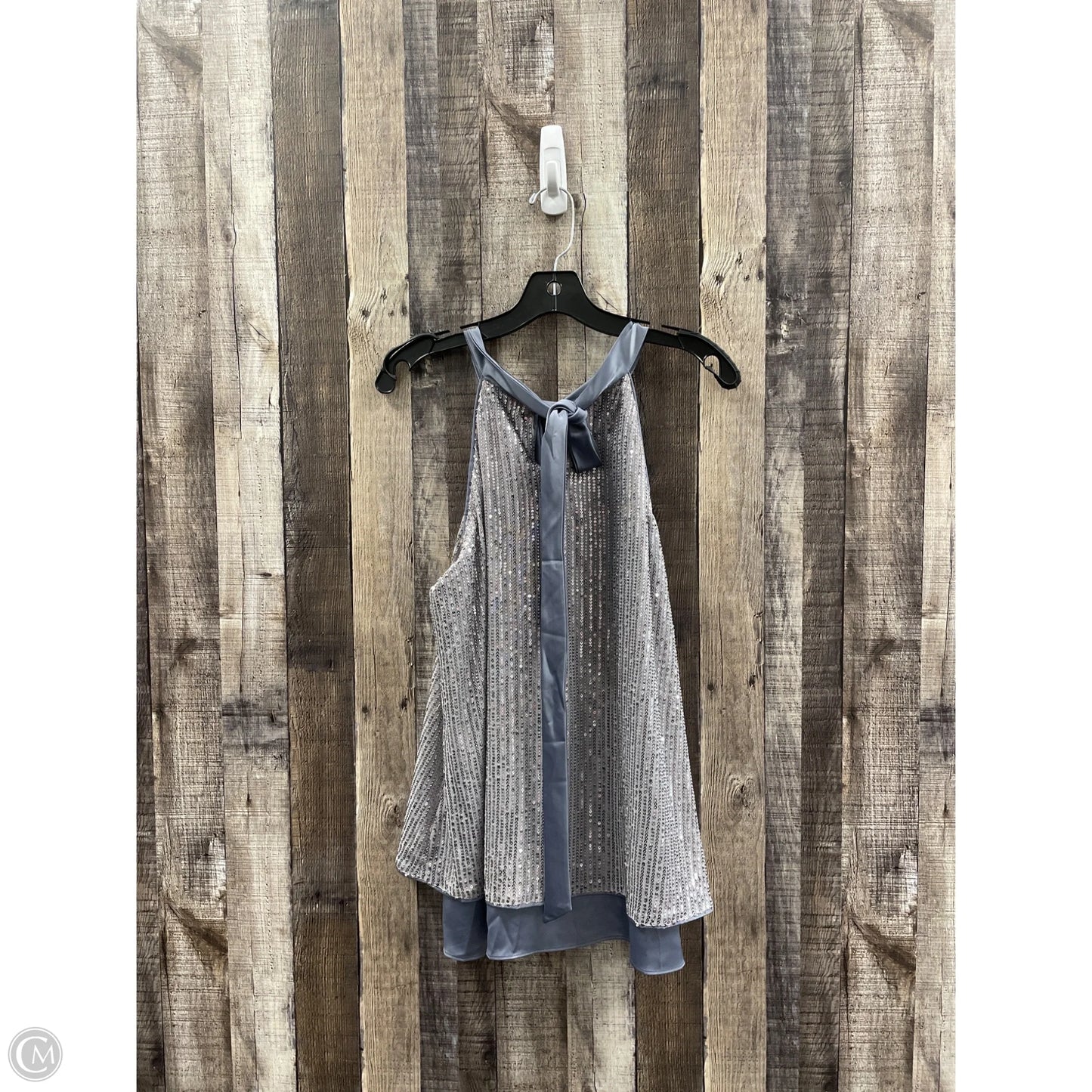 Top Sleeveless By Cme In Grey, Size: Xl