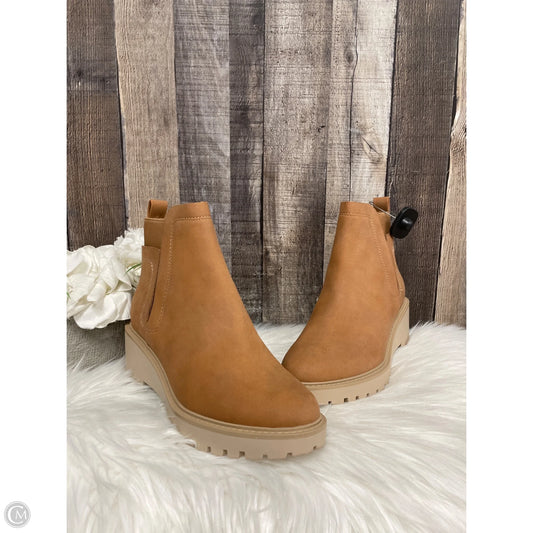 Boots Ankle Flats By Ana In Tan, Size: 7.5