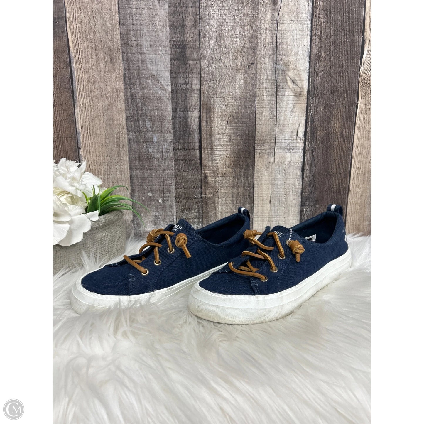 Shoes Sneakers By Sperry In Navy, Size: 6.5