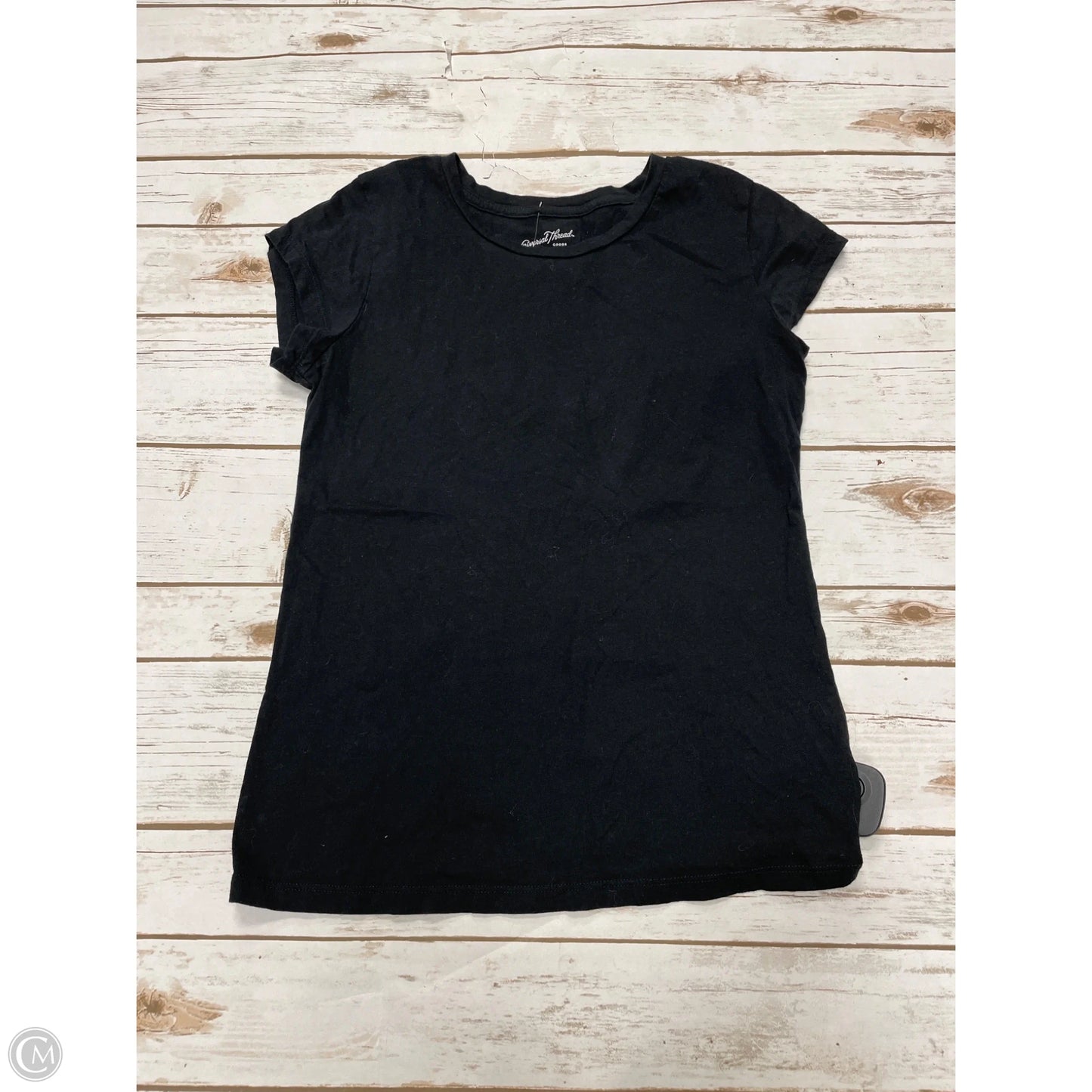 Top Short Sleeve By Universal Thread In Black, Size: S