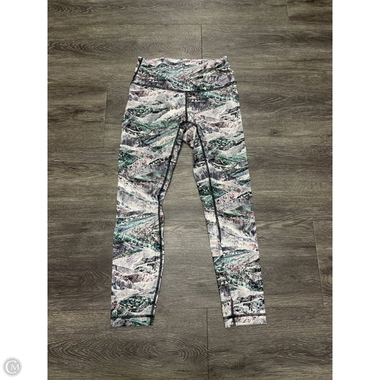 Athletic Leggings By Lululemon In Multi-colored, Size: 6