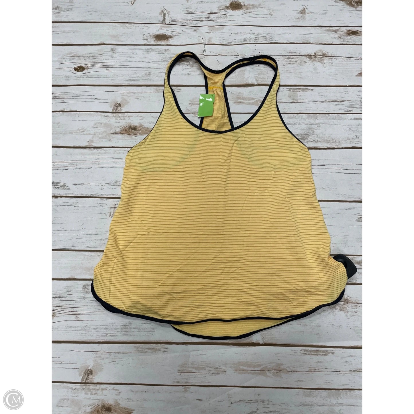 Athletic Tank Top By Lululemon In Yellow, Size: S