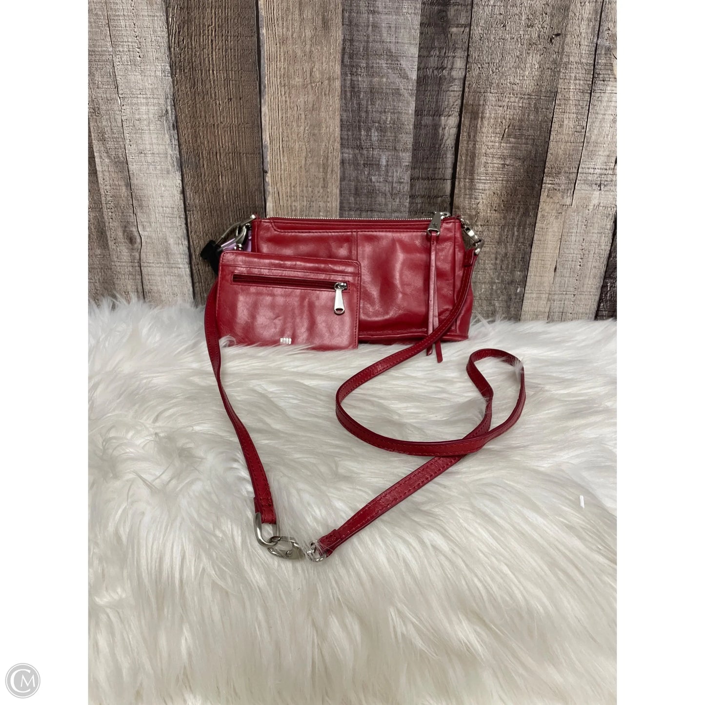 Handbag Leather By Hobo Intl, Size: Small