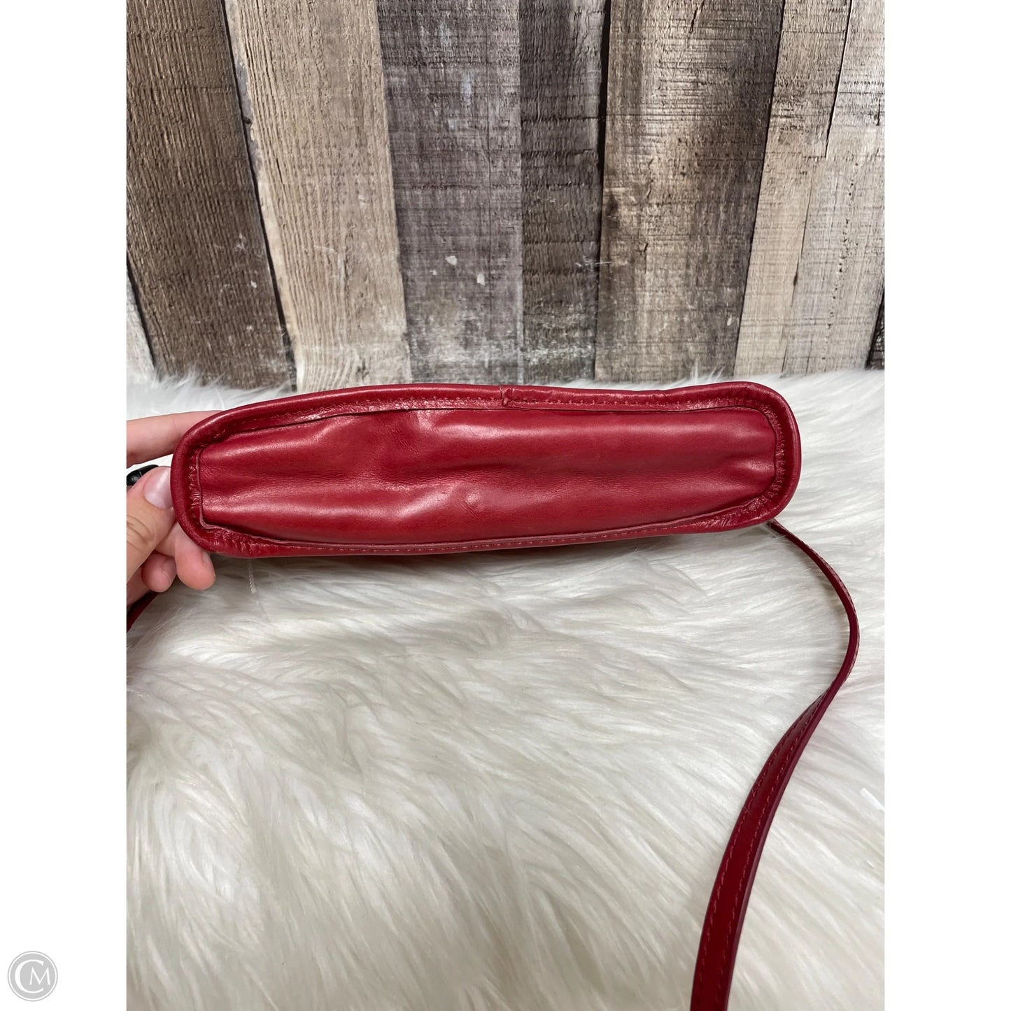 Handbag Leather By Hobo Intl, Size: Small