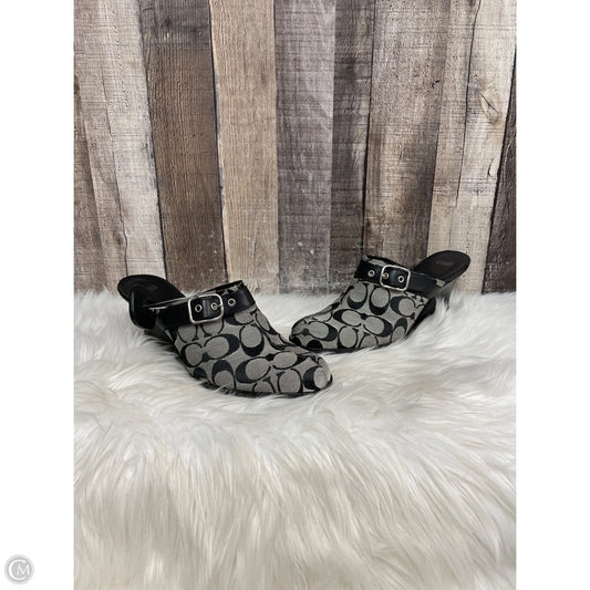 Shoes Designer By Coach In Black & Cream, Size: 9.5