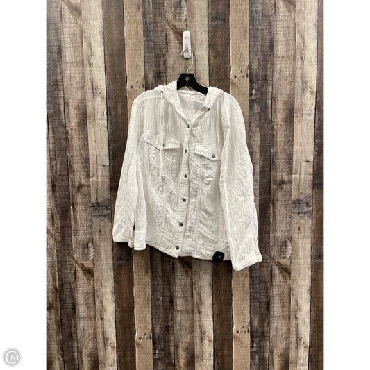Jacket Other By Chicos In White, Size: Xl