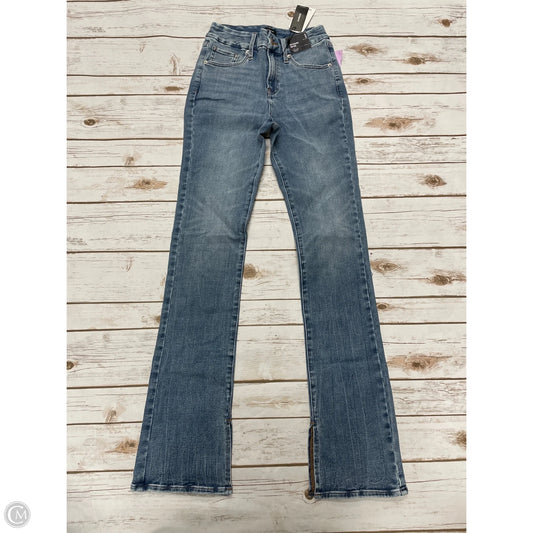 Jeans Straight By Express In Blue Denim, Size: S