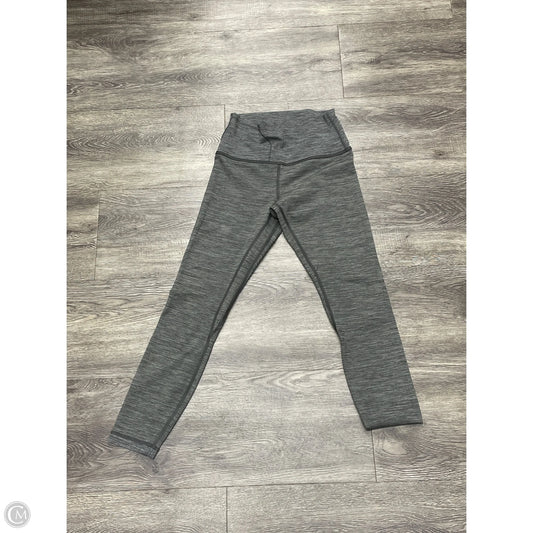 Athletic Leggings By Lululemon In Grey, Size: 6