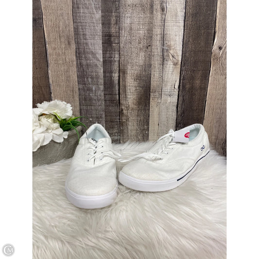 Shoes Sneakers By Cherokee In White, Size: 9.5