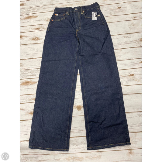 Jeans Wide Leg By Ae77 In Blue Denim, Size: 4