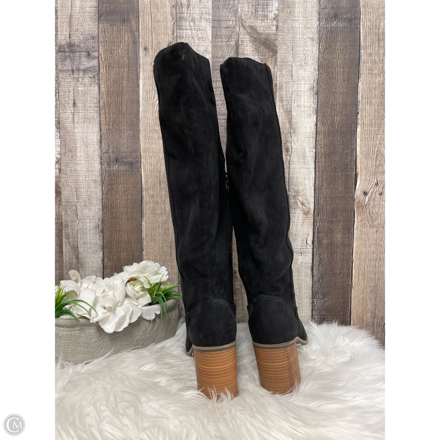 Boots Knee Heels By Target In Black, Size: 9.5