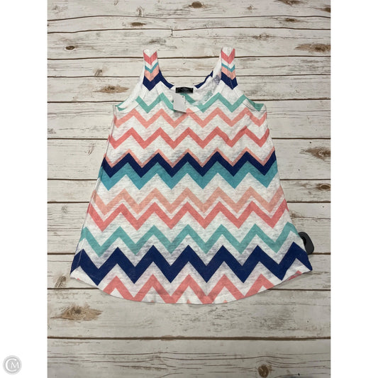 Top Sleeveless By Cme In Multi-colored, Size: L