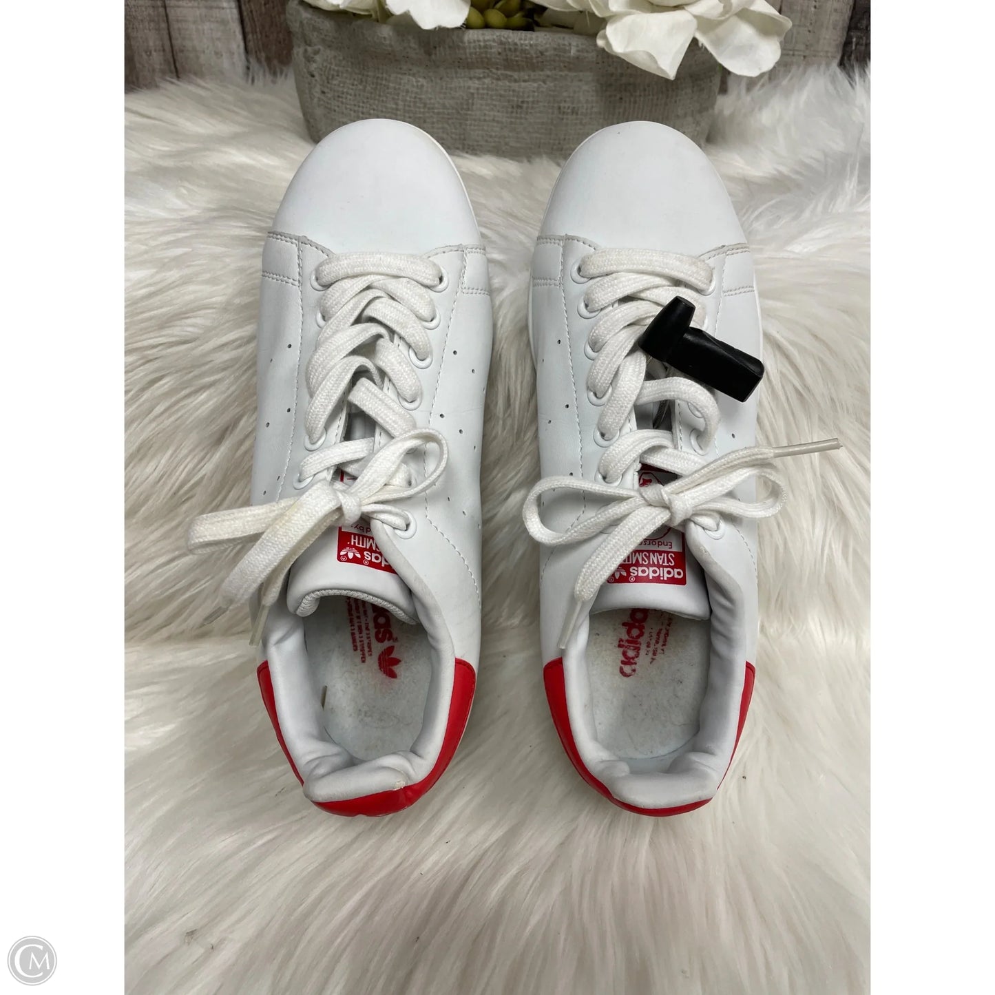 Shoes Athletic By Adidas In Red & White, Size: 8