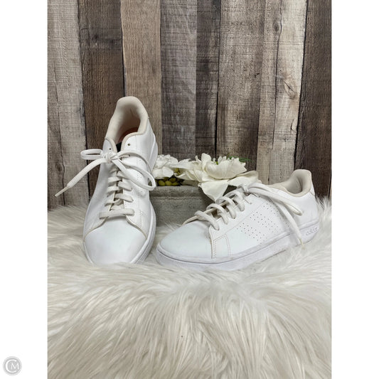 Shoes Athletic By Adidas In White, Size: 10
