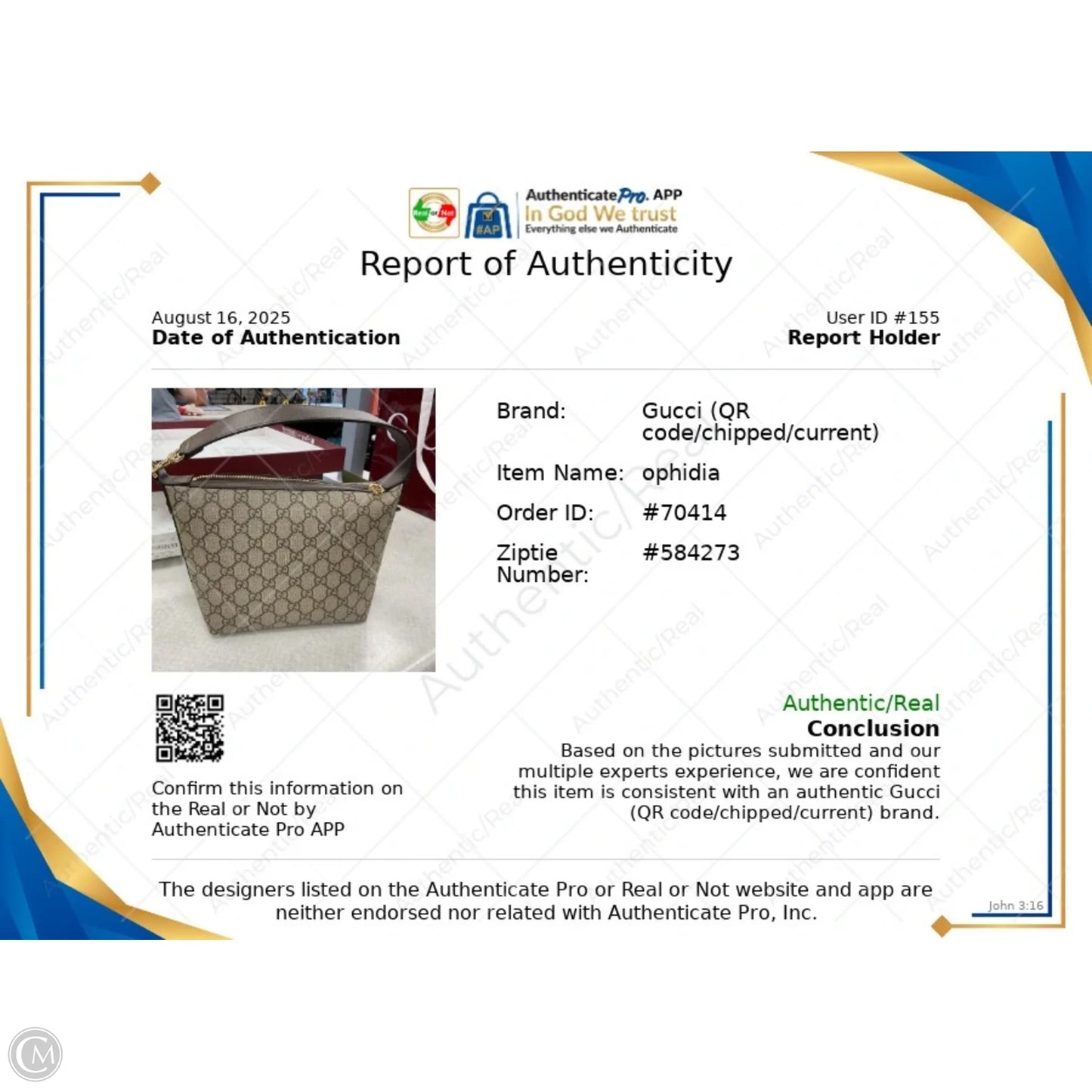 Handbag Luxury Designer By Gucci, Size: Small