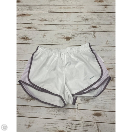 Athletic Shorts By Nike Apparel In White, Size: M