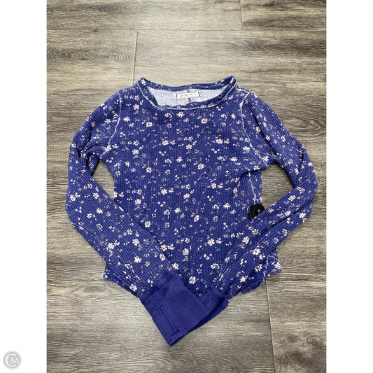 Top Long Sleeve By We The Free In Floral Print, Size: L