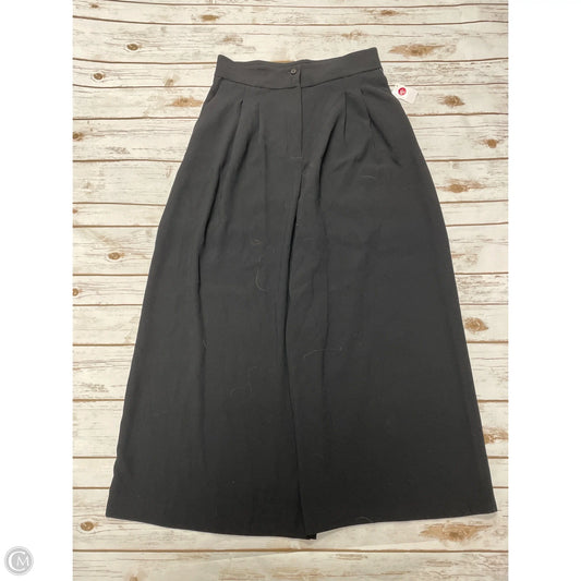 Pants Wide Leg By Zara In Black, Size: Xl