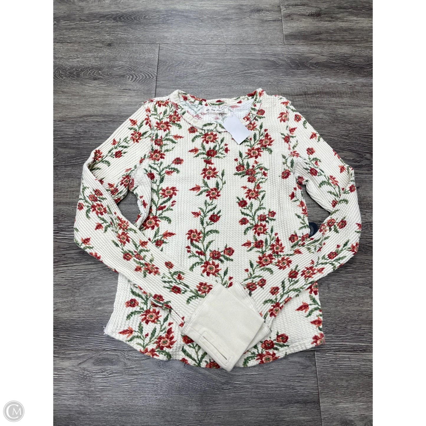 Top Long Sleeve By We The Free In Floral Print, Size: L