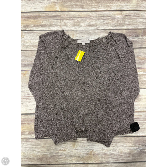 Sweater By Loft In Brown, Size: S