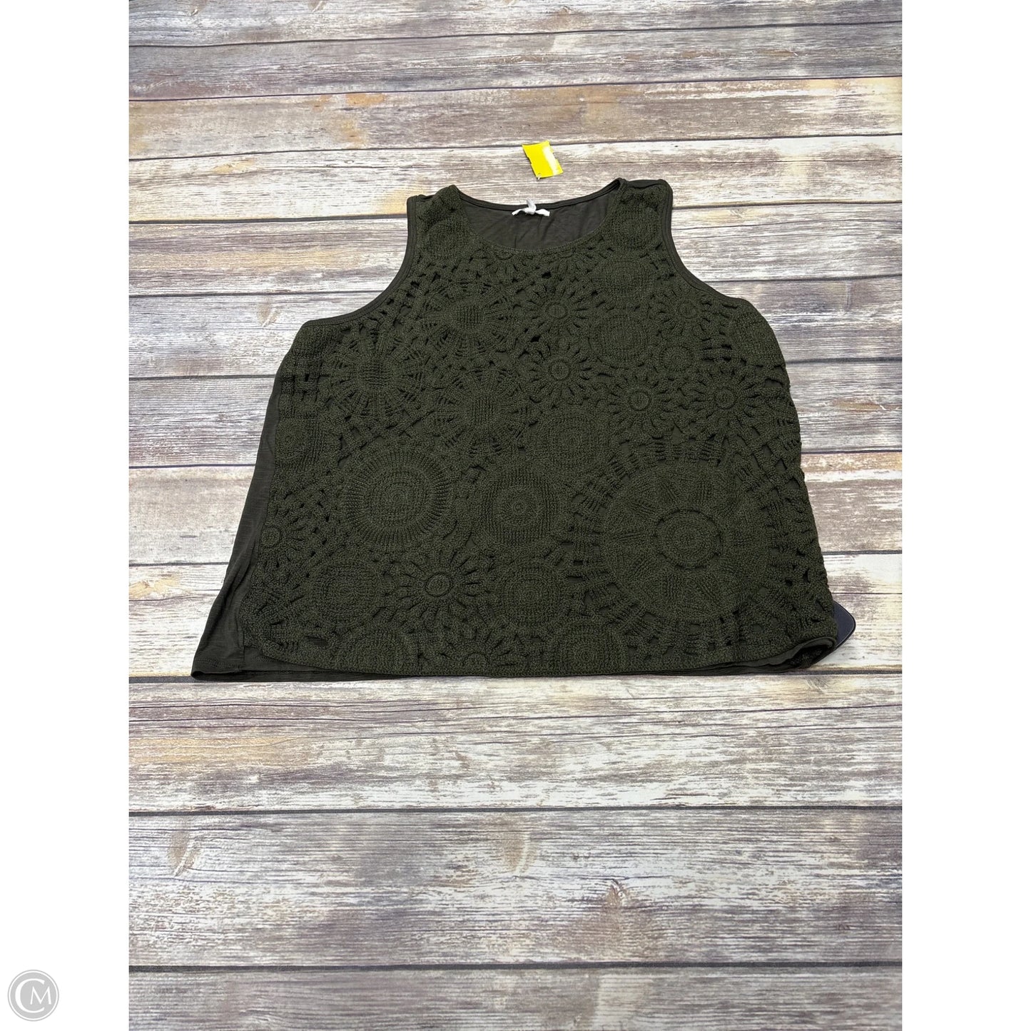 Top Sleeveless By Maurices In Green, Size: Xxl