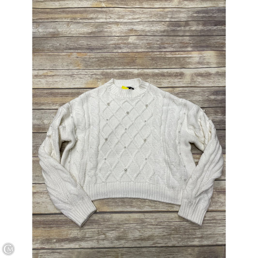 Sweater By Forever 21 In White, Size: L