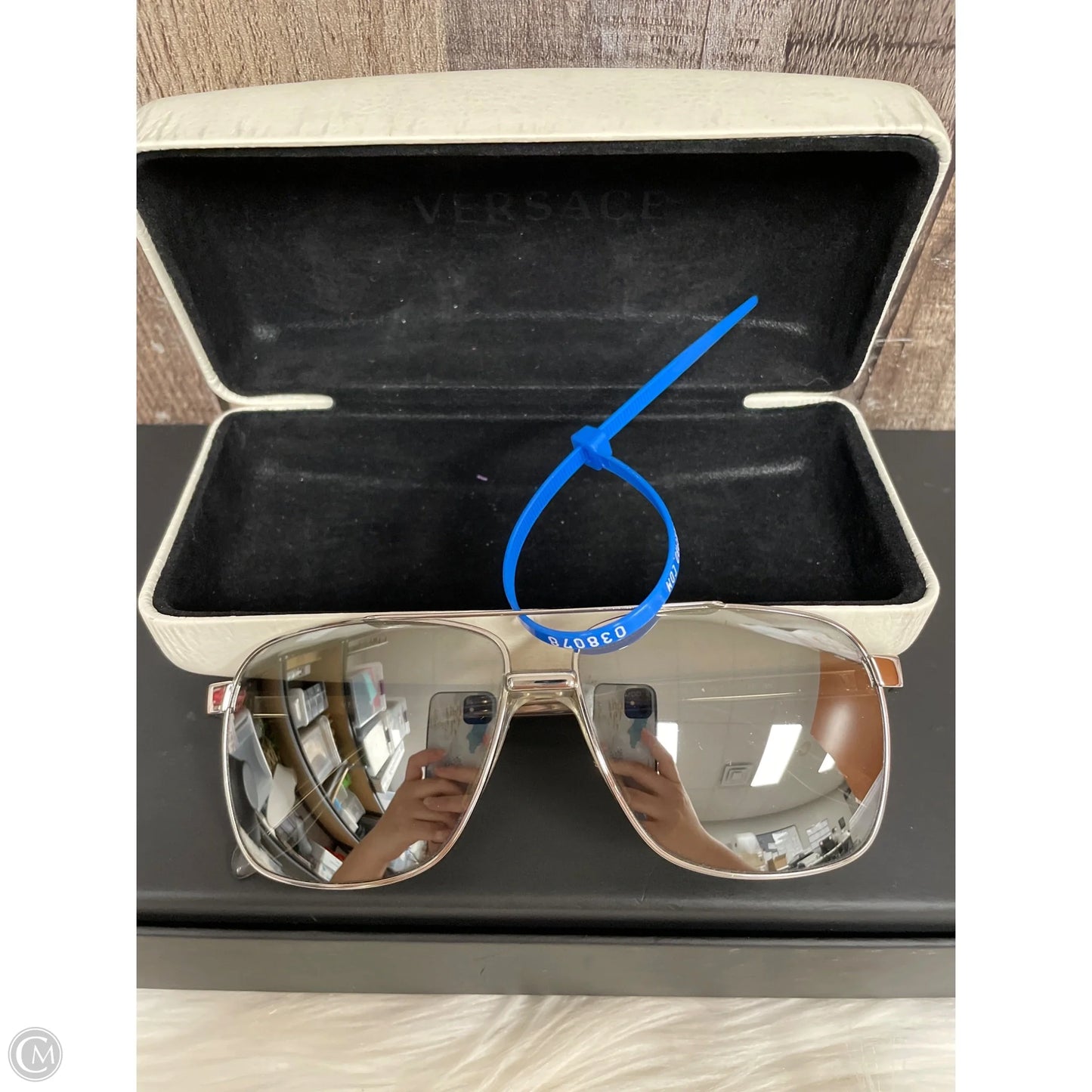 Sunglasses Designer By Versace