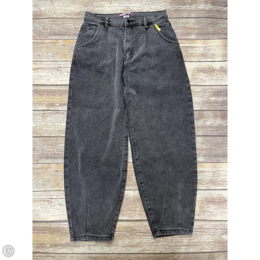 Jeans Straight By Vibe In Black Denim, Size: 10