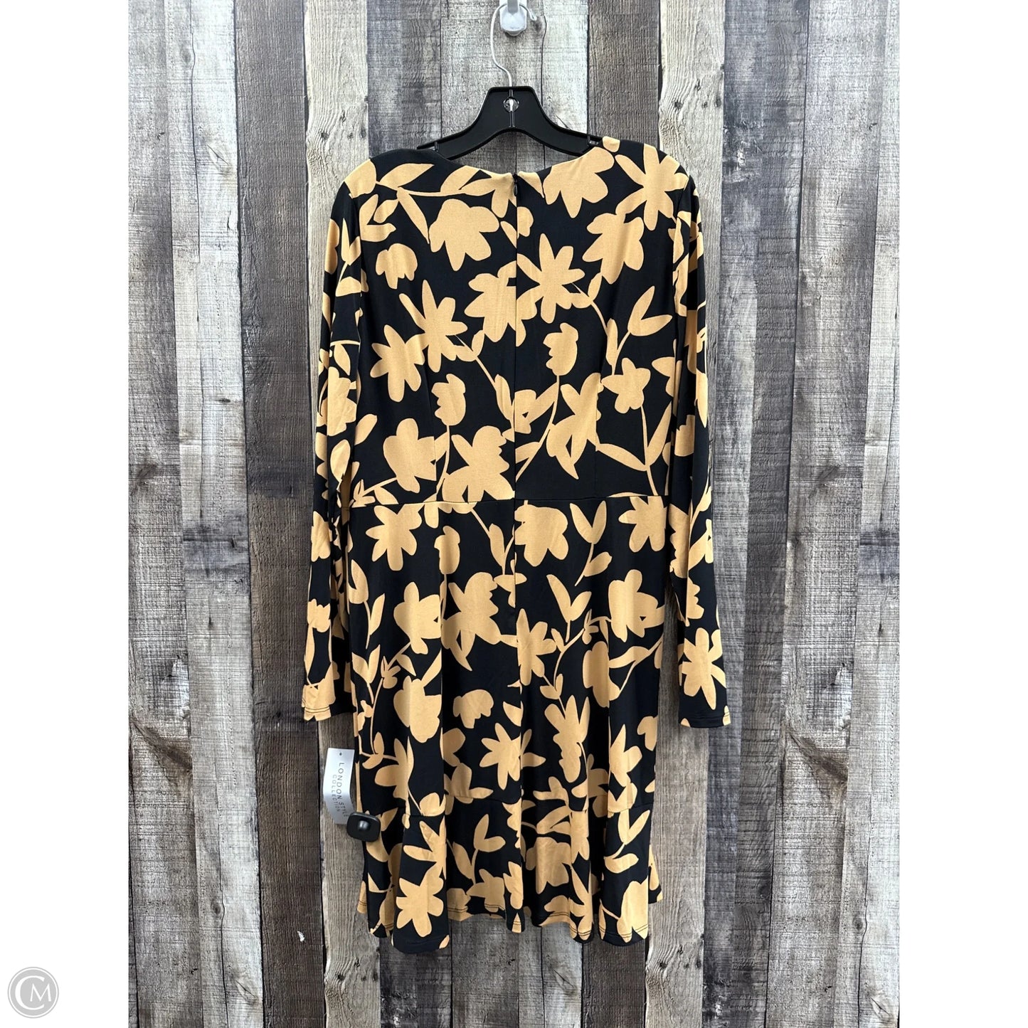 Dress Casual Midi By London Style In Black, Size: 14