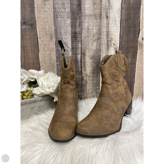 Boots Western By Cme In Brown, Size: 7.5