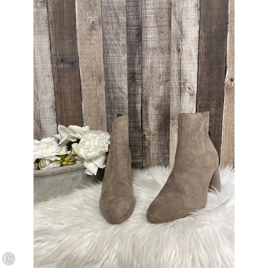 Boots Ankle Heels By Old Navy In Taupe, Size: 8