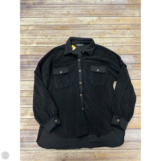 Jacket Shirt By Cme In Black, Size: L
