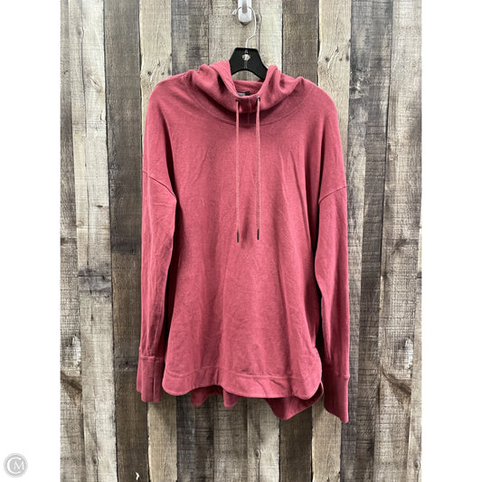 Sweatshirt Hoodie By Sweaty Betty In Mauve, Size: L