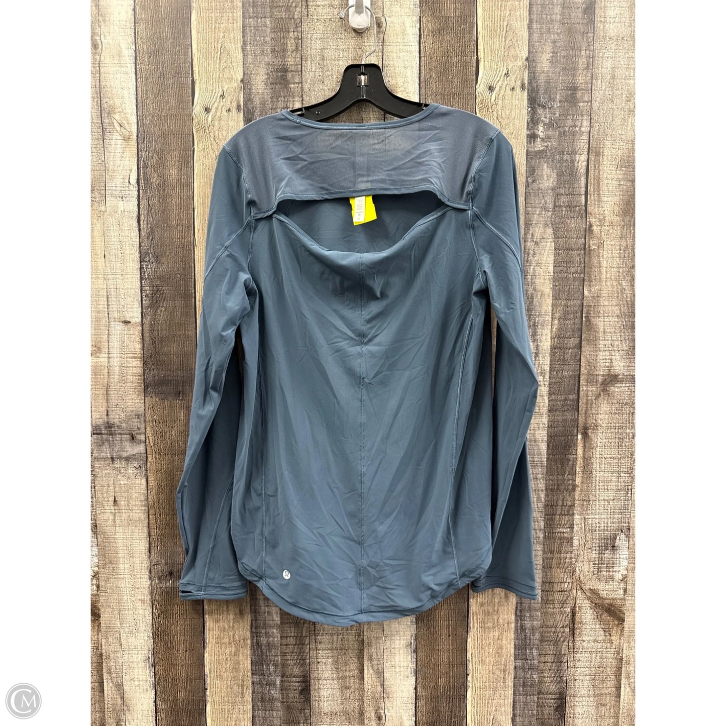 Athletic Top Long Sleeve Crewneck By Lululemon In Blue, Size: 10