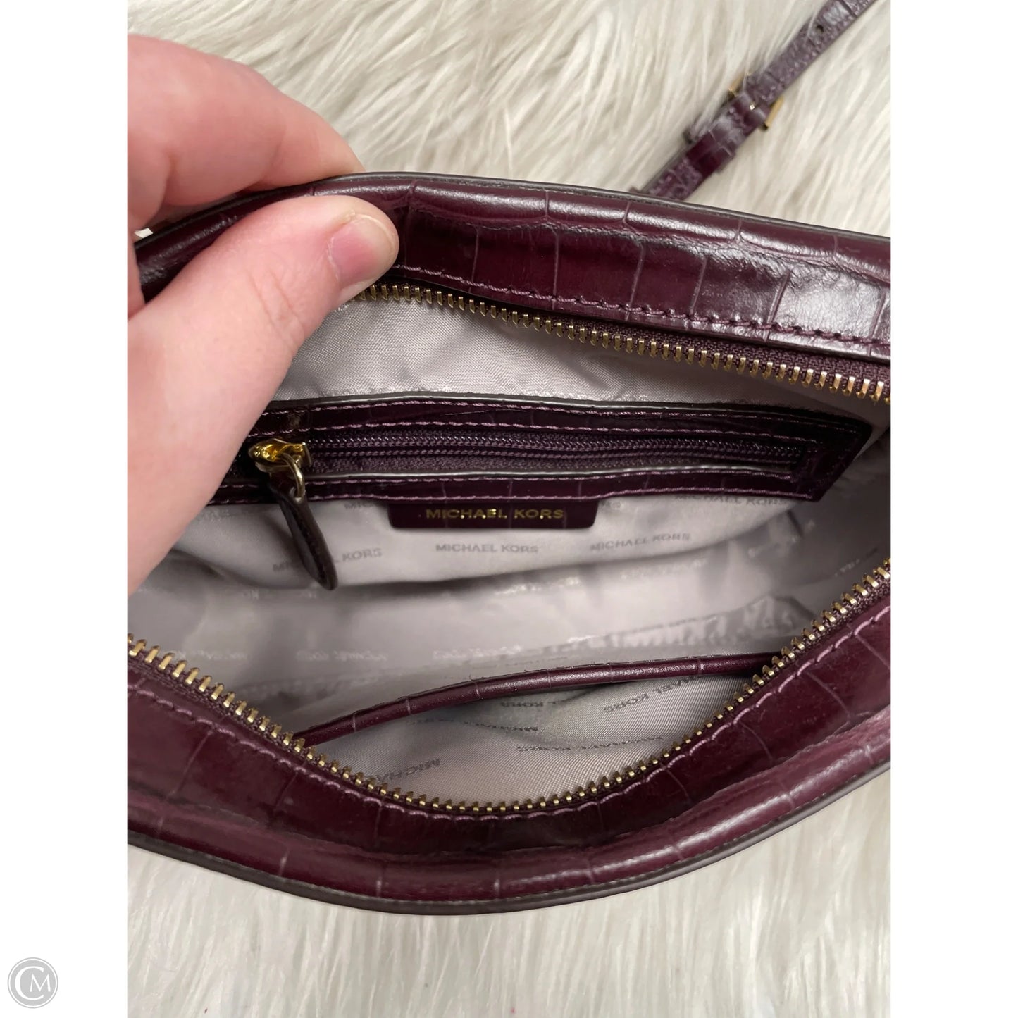 Crossbody Designer By Michael Kors, Size: Large