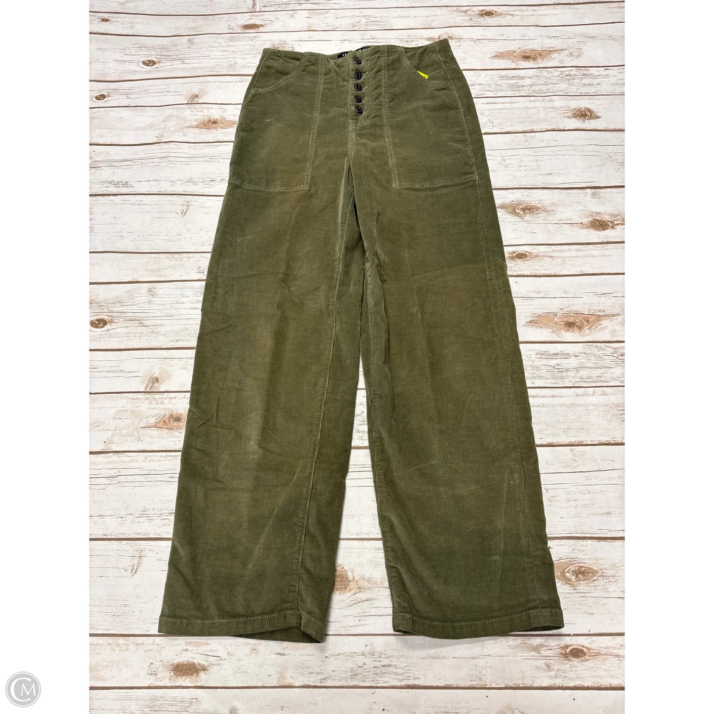 Jeans Straight By Veronica Beard In Green, Size: 4