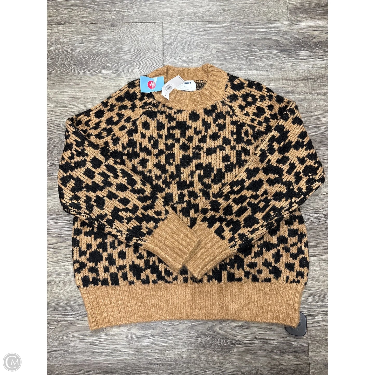 Sweater By Old Navy In Black & Brown, Size: Xs