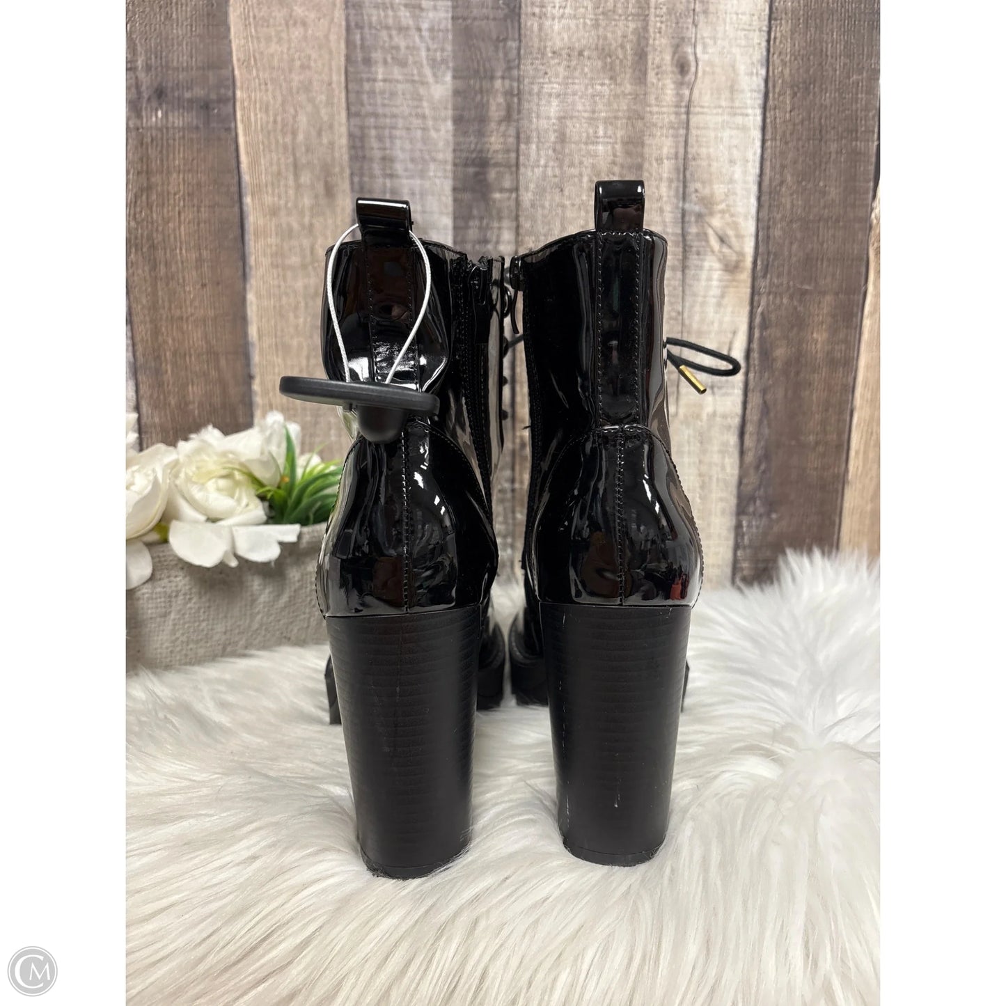 Boots Ankle Heels By Azalea Wang In Black, Size: 8