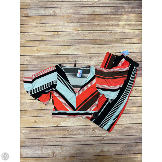 Pants Set 2pc By Cme In Striped Pattern, Size: L