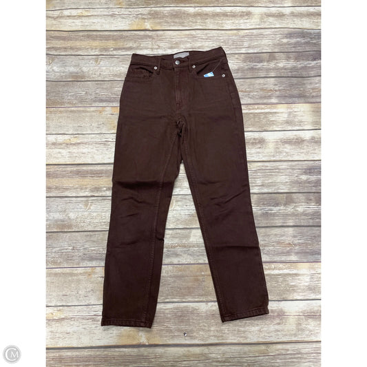 Jeans Cropped By Everlane In Brown, Size: 2
