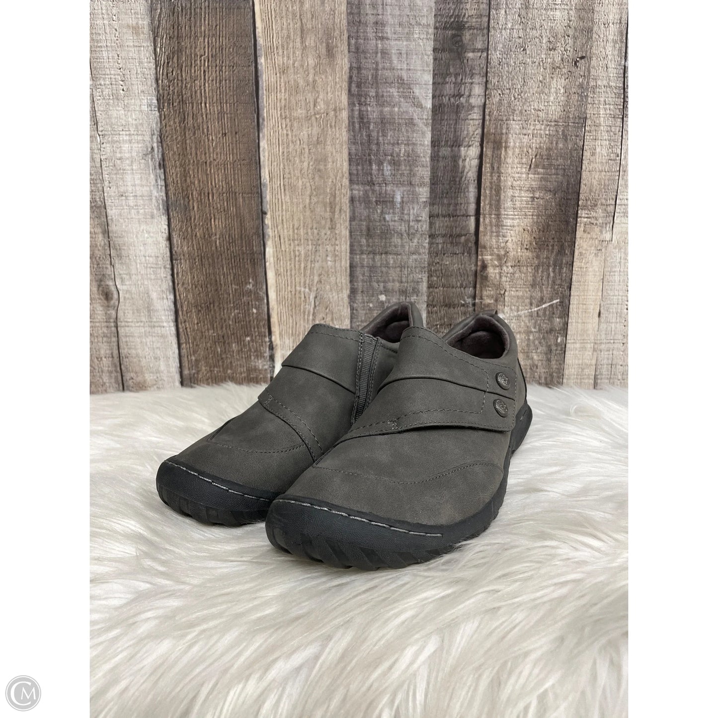 Shoes Flats By Jbu By Jambu In Grey, Size: 7