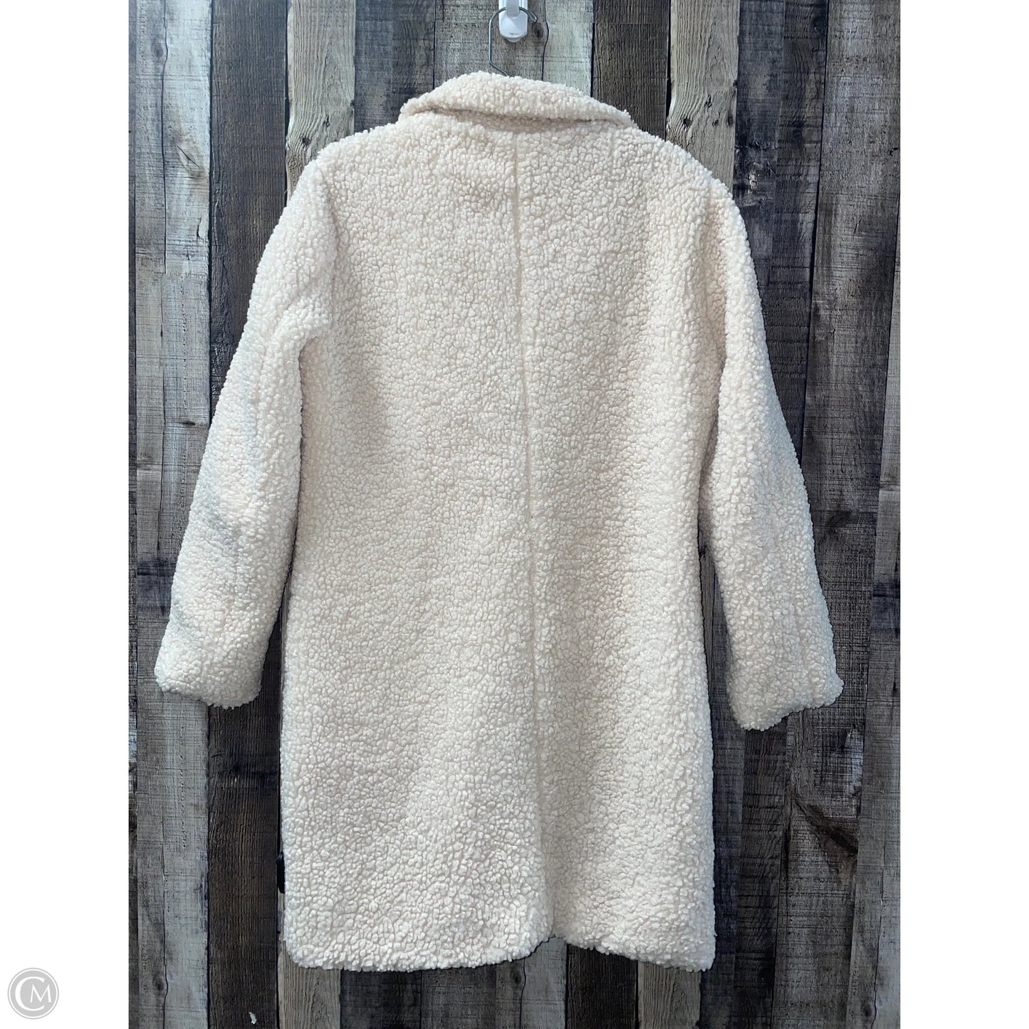 Coat Faux Fur & Sherpa By Princess Polly In Cream, Size: S