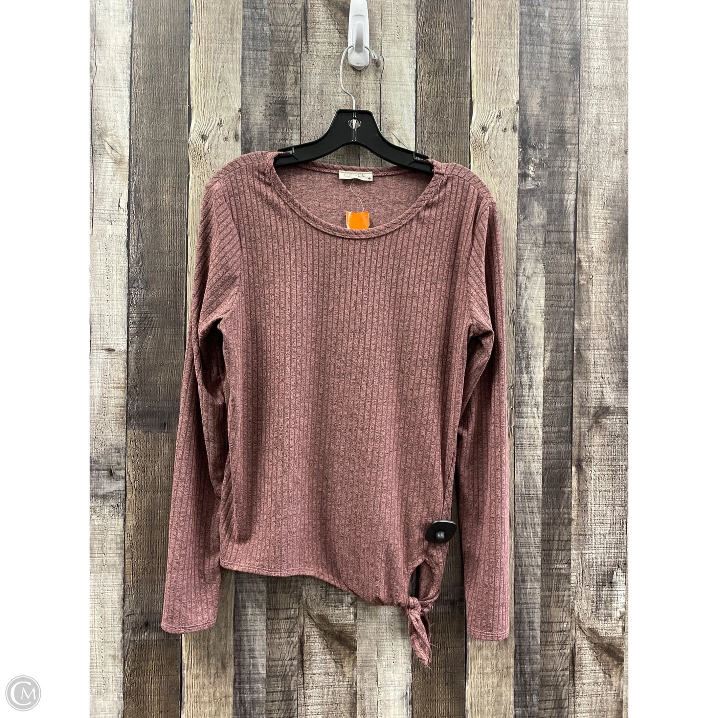 Top Long Sleeve By Olivia Rae In Pink, Size: L