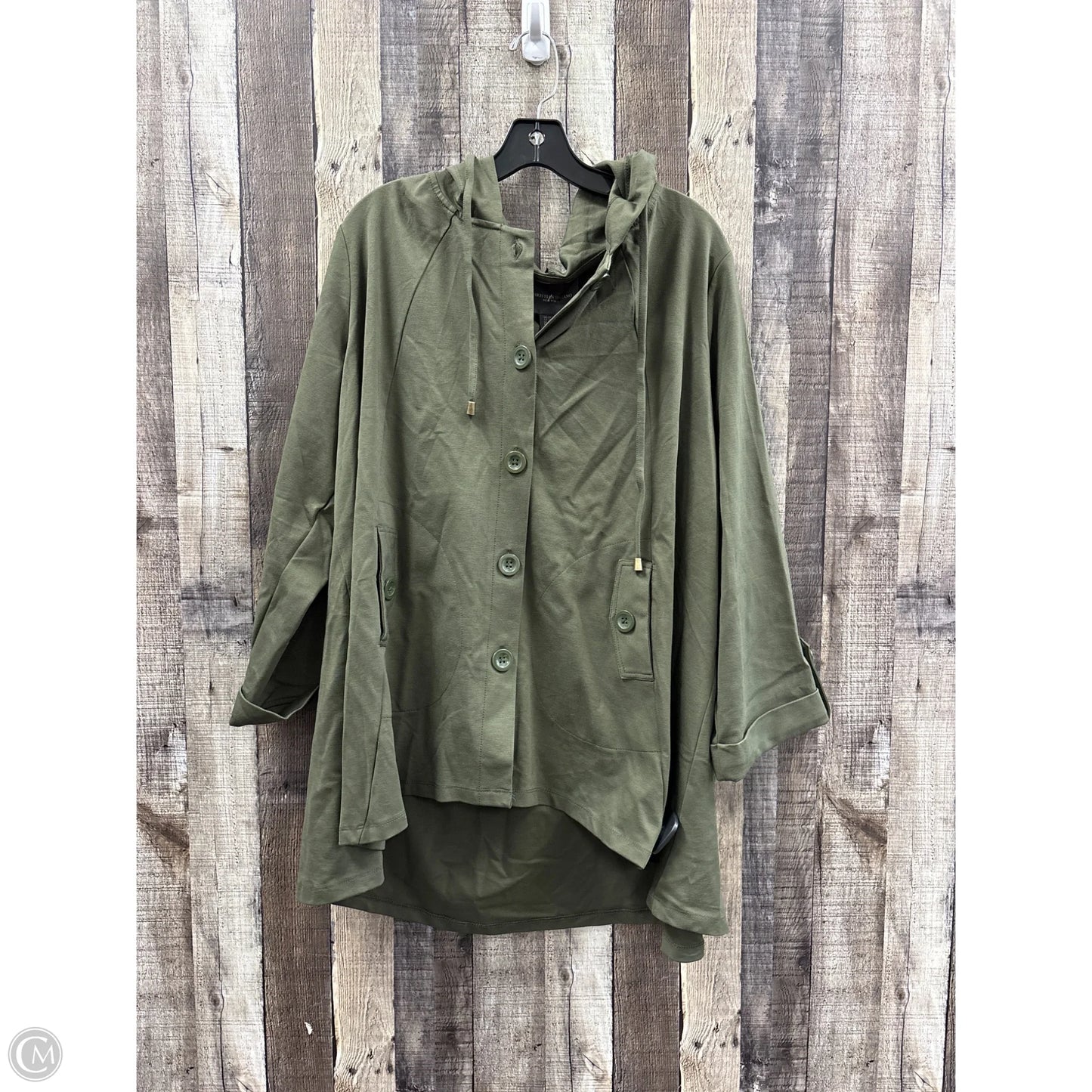 Jacket Other By Christian Siriano In Green, Size: 2x